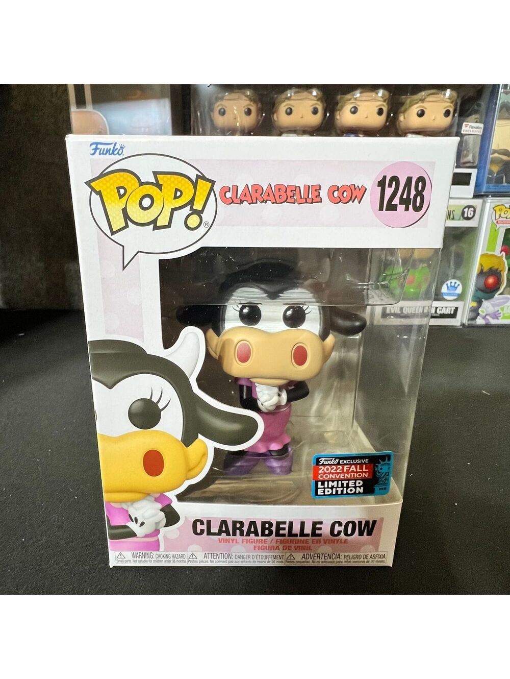Funko Pop Disney Clarabelle Cow 1248 2022 Fall Convention Limited Edition Vinyl
